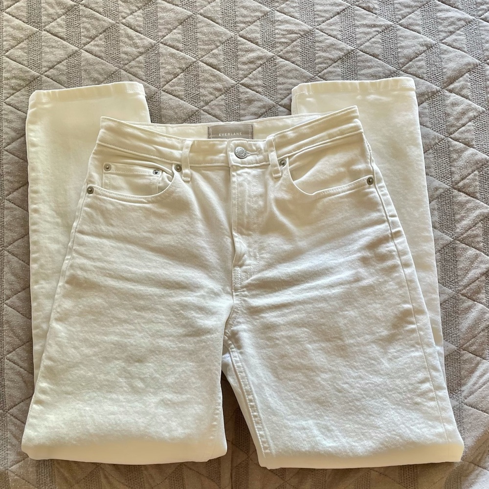 Everlane the High Rise Straight Jean